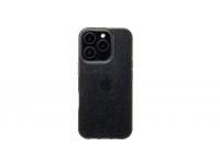 Чехол для Apple iPhone 16 Pro силиконовый с блестками <серо-прозрачный> ― Оптовый PromiseMobile