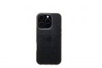 Чехол для Apple iPhone 16 Pro силиконовый с блестками <серо-прозрачный>