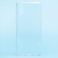 Чехол для Samsung SM-A022F (Galaxy A02) силиконовый с блестками <прозрачный> ― Оптовый PromiseMobile
