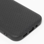Чехол для Apple iPhone 12 mini силиконовый со шторкой камеры <черно-золотой>