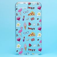 Чехол для Apple iPhone 7 Plus, iPhone 8 Plus силиконовый (рис. 237/003) ― Оптовый PromiseMobile