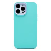 Чехол для Apple iPhone 13 Pro Max силиконовый матовый №4 <мятный> ― Оптовый PromiseMobile