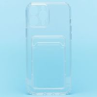 Чехол для Apple iPhone 13 Pro Max силиконовый с картхолдером №2 <прозрачный> ― Оптовый PromiseMobile