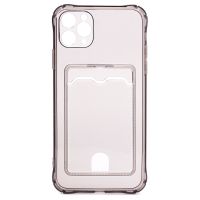 Чехол для Apple iPhone 11 Pro Max силиконовый с картхолдером №2 <черный> ― Оптовый PromiseMobile