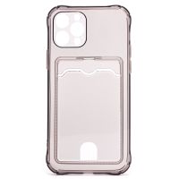 Чехол для Apple iPhone 12 Pro силиконовый с картхолдером №2 <черный> ― Оптовый PromiseMobile