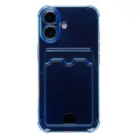 Чехол для Apple iPhone 17 силиконовый с картхолдером №2 <синий> ― Оптовый PromiseMobile
