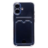 Чехол для Apple iPhone 17 силиконовый с картхолдером №2 <голубой> ― Оптовый PromiseMobile