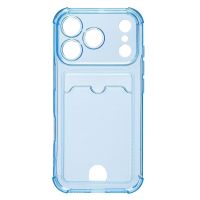 Чехол для Apple iPhone 17 Pro силиконовый с картхолдером №2 <синий> ― Оптовый PromiseMobile