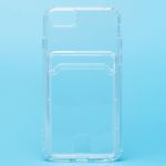 Чехол для Apple iPhone 7, 8, SE 2020, SE 2022 силиконовый с картхолдером №2 <прозрачный>