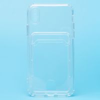 Чехол для Apple iPhone X, iPhone Xs силиконовый с картхолдером №2 <прозрачный> ― Оптовый PromiseMobile