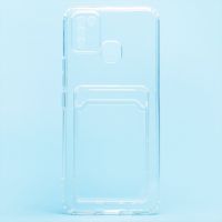 Чехол для Infinix Hot 10 Lite (X657B) силиконовый с картхолдером №2 <прозрачный> ― Оптовый PromiseMobile