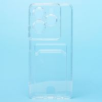 Чехол для Infinix Hot 40 (X6836), 40 Pro (X6837) силиконовый с картхолдером №2 <прозрачный> ― Оптовый PromiseMobile