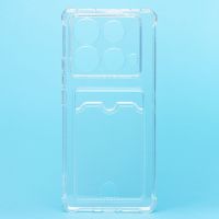 Чехол для Infinix Note 40 (X6853) силиконовый с картхолдером №2 <прозрачный> ― Оптовый PromiseMobile