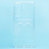 Чехол для Realme C65 (RMX3910) силиконовый с картхолдером №2 <прозрачный> ― Оптовый PromiseMobile