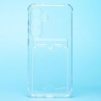 Чехол для Samsung SM-S721B (Galaxy S24 FE) силиконовый с картхолдером №2 <прозрачный> ― Оптовый PromiseMobile