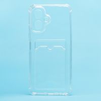 Чехол для Tecno Spark Go 2 (KM4) силиконовый с картхолдером №2 <прозрачный> ― Оптовый PromiseMobile
