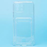 Чехол для Xiaomi Mi 11 Lite (M2101K9AG), Mi 11 Lite 5G (M2101K9G) силиконовый с картхолдером №2 <прозрачный> ― Оптовый PromiseMobile