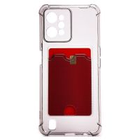 Чехол для Realme C31 (RMX3501) силиконовый с картхолдером №2 <черный> ― Оптовый PromiseMobile