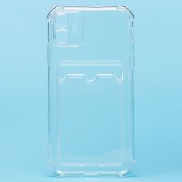Чехол для Apple iPhone 11 силиконовый с картхолдером <прозрачный> ― Оптовый PromiseMobile