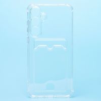 Чехол для Samsung SM-A556E (Galaxy A55 5G) силиконовый с картхолдером <прозрачный> ― Оптовый PromiseMobile