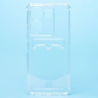 Чехол для Tecno Camon 20 (CK6n), Camon 20 Pro (CK7n) силиконовый с картхолдером <прозрачный> ― Оптовый PromiseMobile