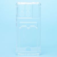 Чехол для Xiaomi Poco X6 Pro 5G (2311DRK48G) силиконовый с картхолдером <прозрачный> ― Оптовый PromiseMobile
