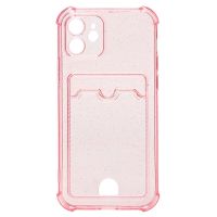Чехол для Apple iPhone 12 силиконовый с картхолдером №5 <розовый> ― Оптовый PromiseMobile