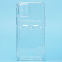 Чехол для Apple iPhone 12 силиконовый с картхолдером №5 <прозрачный> ― Оптовый PromiseMobile