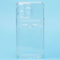 Чехол для Apple iPhone 13 Pro силиконовый с картхолдером №5 <прозрачный> ― Оптовый PromiseMobile