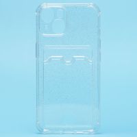 Чехол для Apple iPhone 14 силиконовый с картхолдером №5 <прозрачный> ― Оптовый PromiseMobile