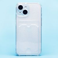 Чехол для Apple iPhone 15 силиконовый с картхолдером №5 <прозрачный> ― Оптовый PromiseMobile