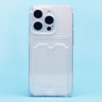 Чехол для Apple iPhone 15 Pro силиконовый с картхолдером №5 <прозрачный> ― Оптовый PromiseMobile