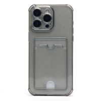 Чехол для Apple iPhone 15 Pro Max силиконовый с картхолдером №5 <черный> ― Оптовый PromiseMobile