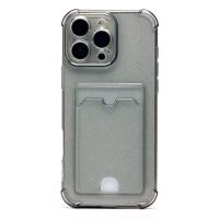 Чехол для Apple iPhone 16 Pro Max силиконовый с картхолдером №5 <черный> ― Оптовый PromiseMobile