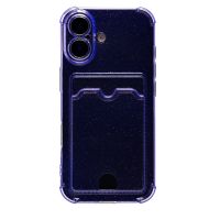Чехол для Apple iPhone 17 силиконовый с картхолдером №5 <фиолетовый> ― Оптовый PromiseMobile
