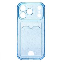 Чехол для Apple iPhone 17 Pro силиконовый с картхолдером №5 <синий> ― Оптовый PromiseMobile