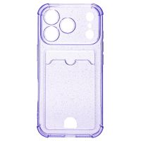 Чехол для Apple iPhone 17 Pro силиконовый с картхолдером №5 <фиолетовый> ― Оптовый PromiseMobile