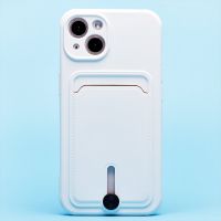 Чехол для Apple iPhone 14 силиконовый с картхолдером №4 <белый> ― Оптовый PromiseMobile