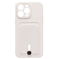 Чехол для Apple iPhone 14 Pro Max силиконовый с картхолдером №4 <белый> ― Оптовый PromiseMobile