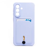 Чехол для Samsung SM-A366B (Galaxy A36 5G), A566B (A56 5G) силиконовый с картхолдером №4 <светло-фиолетовый> ― Оптовый PromiseMobile