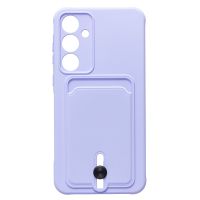 Чехол для Samsung SM-A556E (Galaxy A55 5G) силиконовый с картхолдером №4 <светло-фиолетовый> ― Оптовый PromiseMobile