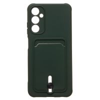 Чехол для Samsung SM-A057F (Galaxy A05s) силиконовый с картхолдером №4 <зеленый> ― Оптовый PromiseMobile