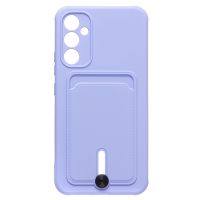 Чехол для Samsung SM-A346E (Galaxy A34 5G) силиконовый с картхолдером №4 <фиолетовый> ― Оптовый PromiseMobile