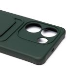 Чехол для Tecno Camon 20 (CK6n), Camon 20 Pro (CK7n) силиконовый с картхолдером №4 <зеленый>