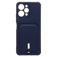 Чехол для Xiaomi Redmi 12 (23053RN02Y) силиконовый с картхолдером №4 <синий> ― Оптовый PromiseMobile
