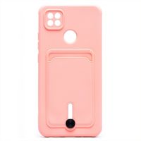 Чехол для Xiaomi Redmi 9C силиконовый с картхолдером №4 <розовый> ― Оптовый PromiseMobile