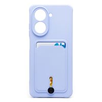 Чехол для Xiaomi Redmi A5 (25028RN03A) силиконовый с картхолдером №4 <светло-фиолетовый> ― Оптовый PromiseMobile