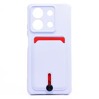 Чехол для Xiaomi Redmi Note 13 5G (2312DRAABG) силиконовый с картхолдером №4 <светло-фиолетовый> ― Оптовый PromiseMobile