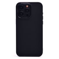 Чехол для Apple iPhone 15 Pro Max силиконовый матовый №6 <черный> ― Оптовый PromiseMobile