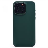 Чехол для Apple iPhone 15 Pro Max силиконовый матовый №6 <зеленый> ― Оптовый PromiseMobile